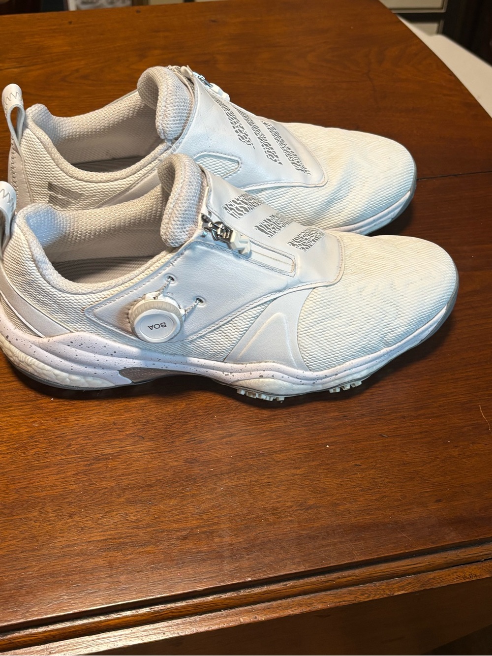 Adidas Men’s Codechaos BOA 25 Spikeless White Golf Shoes Size 9 Style ID8605 - Picture 7 of 11